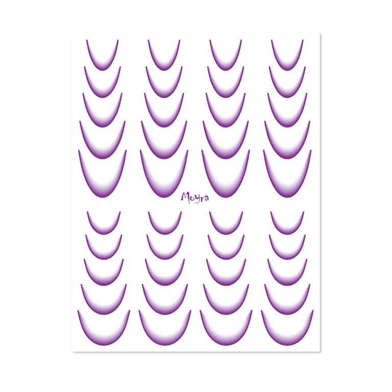 Moyra Vizes matrica válogatás Ombre No. 07 Purple