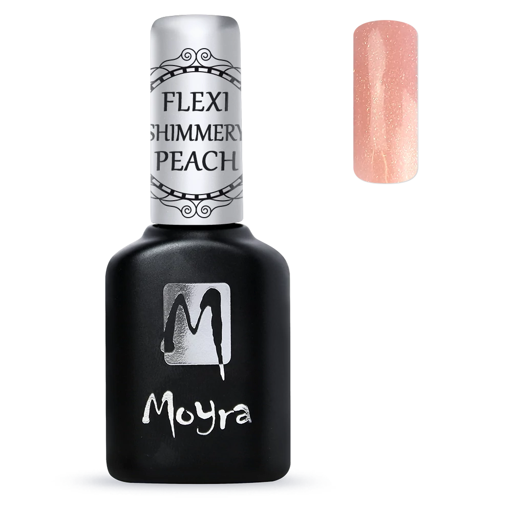 Moyra Lakkzselé Flexi Base – Shimmery Peach