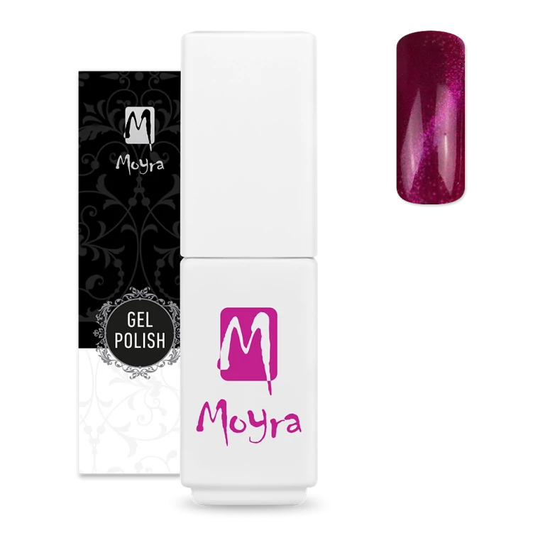 Moyra Mini lakkzselé Magnetic kollekció 506 Deep Mauve