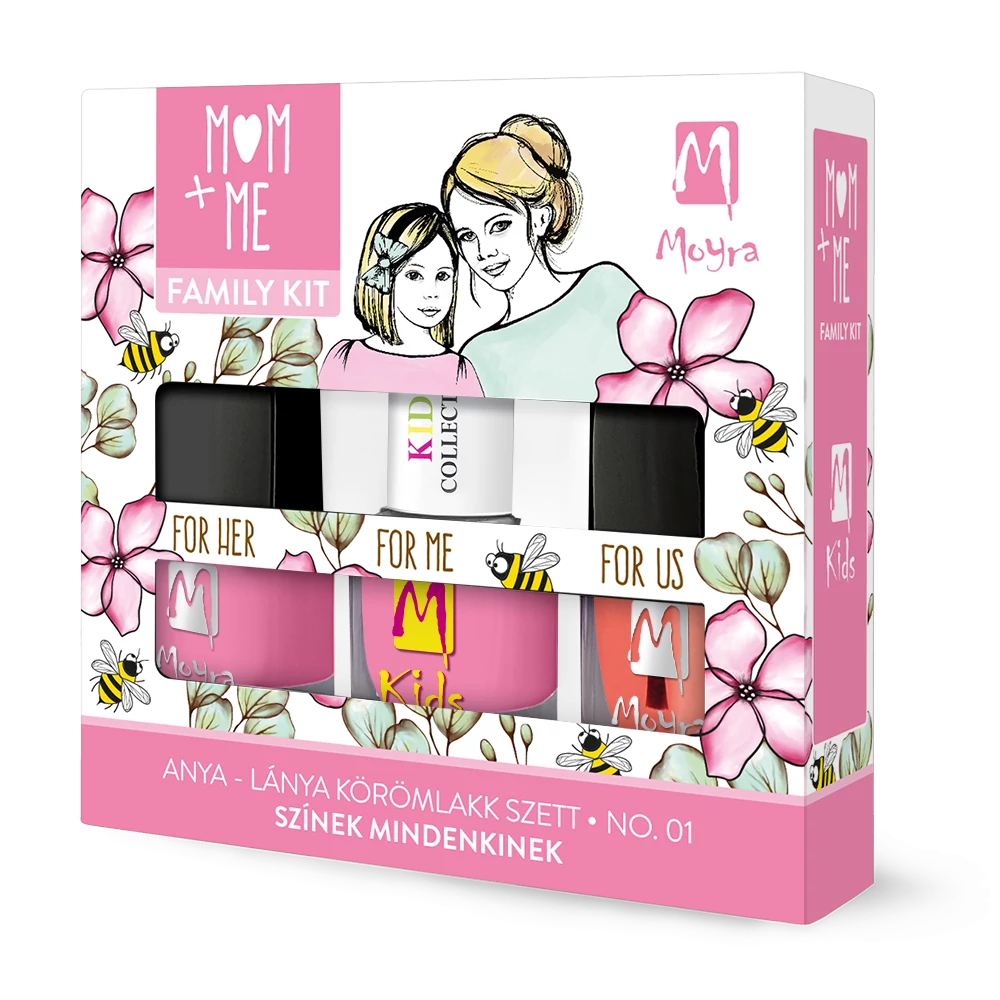 Moyra MOM+ME family kit No. 01 – Anya-Lánya körömlakk szett