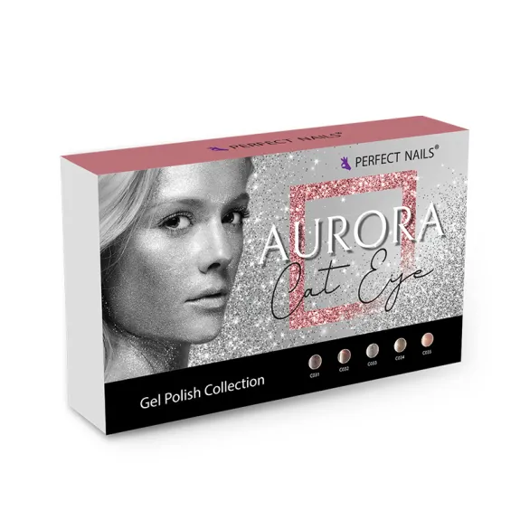 Perfect Nails Aurora Cat Eye Gél Lakk Szett 5*8ml