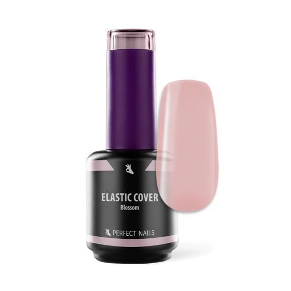 Perfect Nails Elastic Cover - Rubber Base Gel - Ecsetes Műkörömépítő Zselé 15ml - Blossom