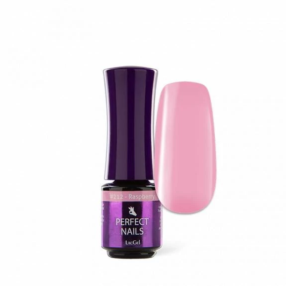 Perfect Nails LacGel 212 Gél Lakk 4ml - Raspberry - Creamy