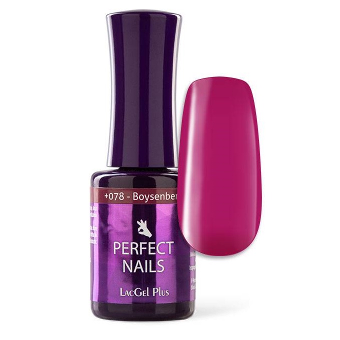 Perfect Nails LacGel Plus +078 Gél Lakk 8ml - Boysenberry - Purple Rain
