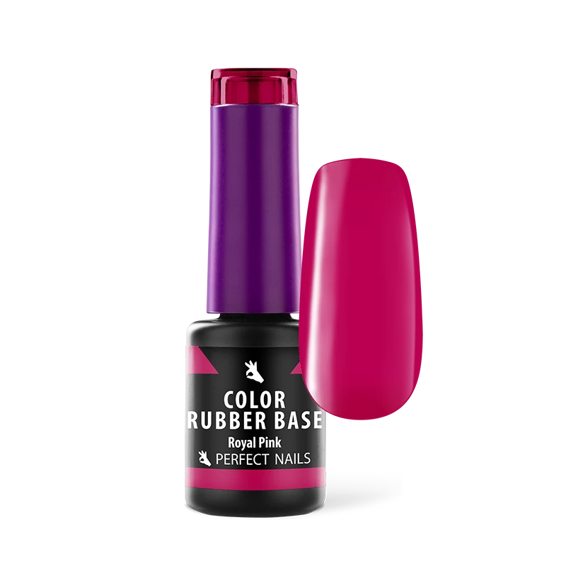 Perfect Nails  Color Rubber Base Gel - Színezett Alapzselé 4ml - Royal Pink