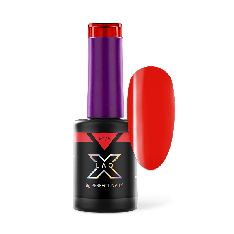 Perfect Nails LacGel LaQ X Gél Lakk 8ml - Red Spring X076 - Cherry Blossom
