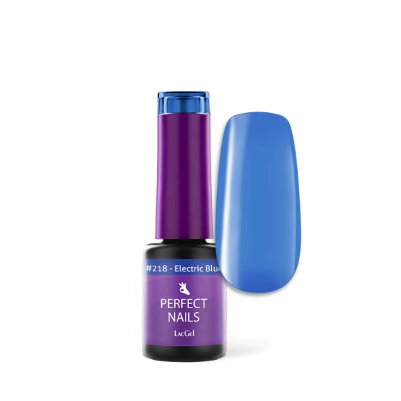 Perfect Nails LacGel 218 Gél Lakk 4ml - Electric Blue - Future Sporty