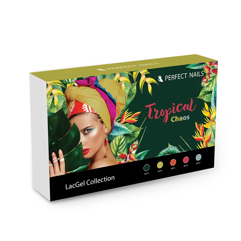 Perfect Nails LacGel Tropical Chaos Gél Lakk Szett 5*8ml