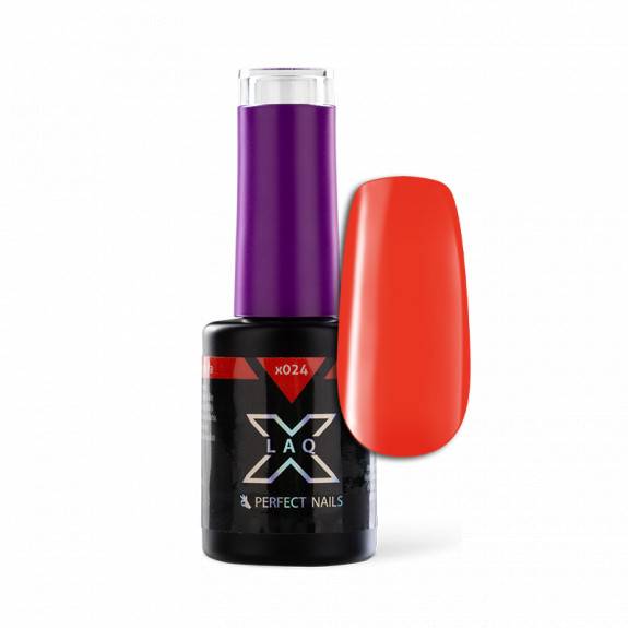 Perfect Nails LacGel LaQ X Gél Lakk 8ml - Neon Papaya X024 - It's Juicy