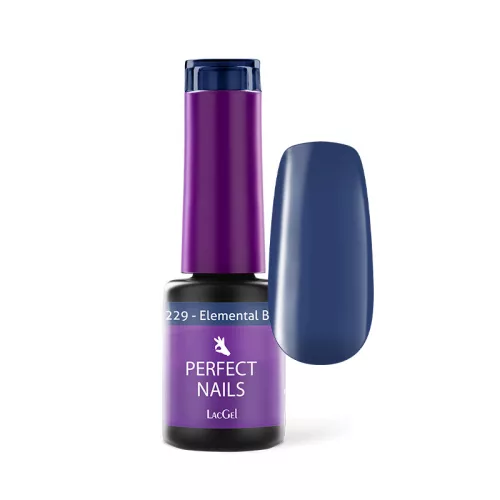 Perfect Nails  LacGel Gél Lakk 4ml - Elemental blue 229 - Top model