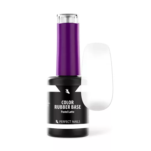 Perfect Nails  Color Rubber Base Gel - Színezett Alapzselé 8ml - Pastel Latte
