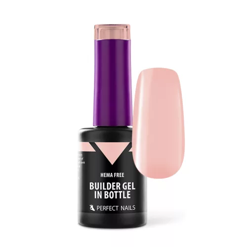 Perfect Nails HEMA FREE Builder Gel in Bottle - Színezett üveges építőzselé 8ml - Light Peach