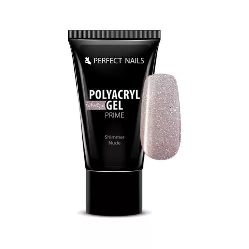 Perfect Nails PolyAcryl Gel Prime - Tubusos PolyGel 15g - Shimmer Nude