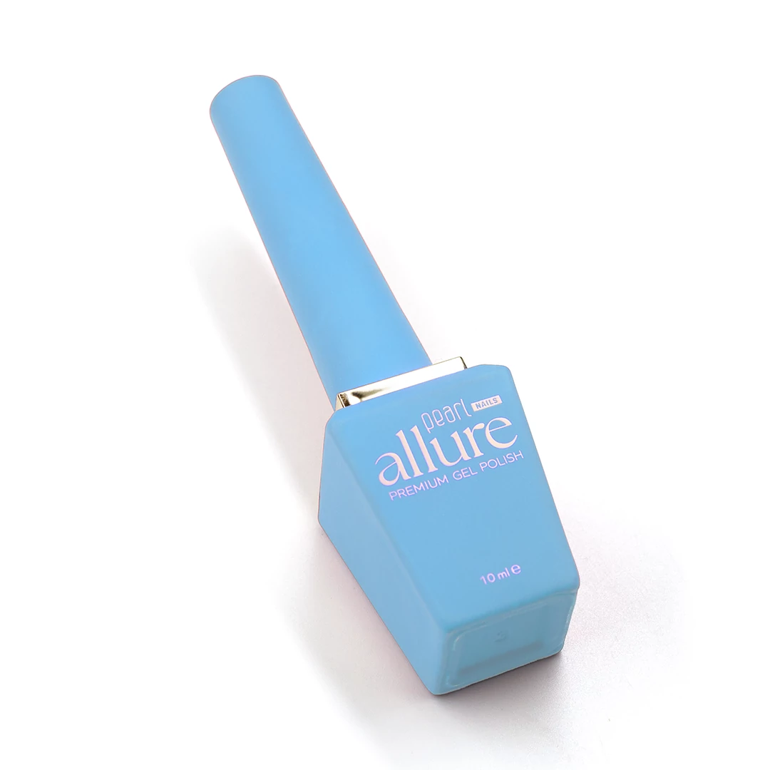 Allure 102 Curious Blue prémium türkizkék gél lakk 10ml (Tropical Paradise)