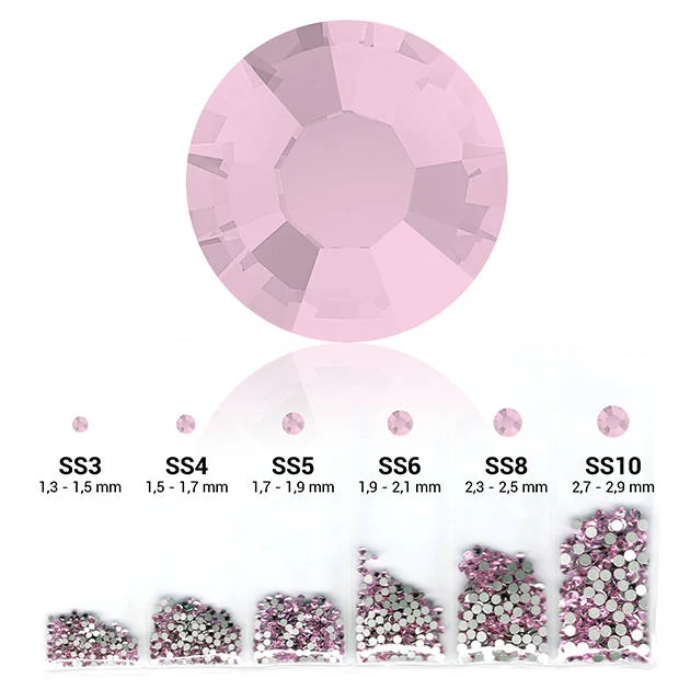 Pearl 6in1 strasszkő szett - Light Pink