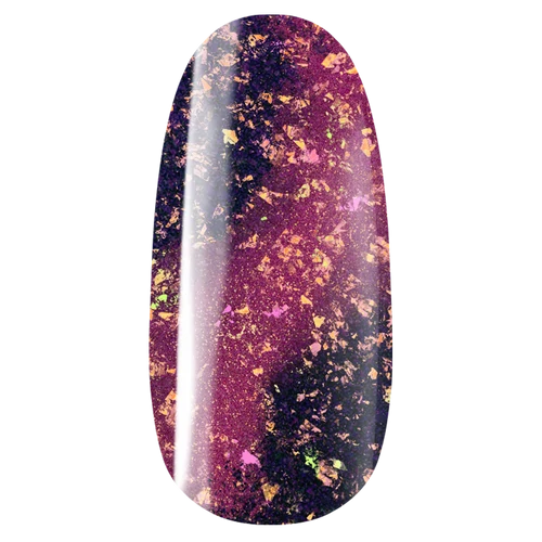 Flakes Cat Eye Effect Gel Polish 742 gél lakk 7ml - fügebarna