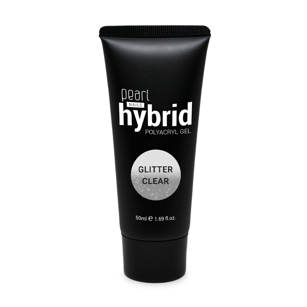 Pearl hybrid polyacryl gel glitter clear 50ml