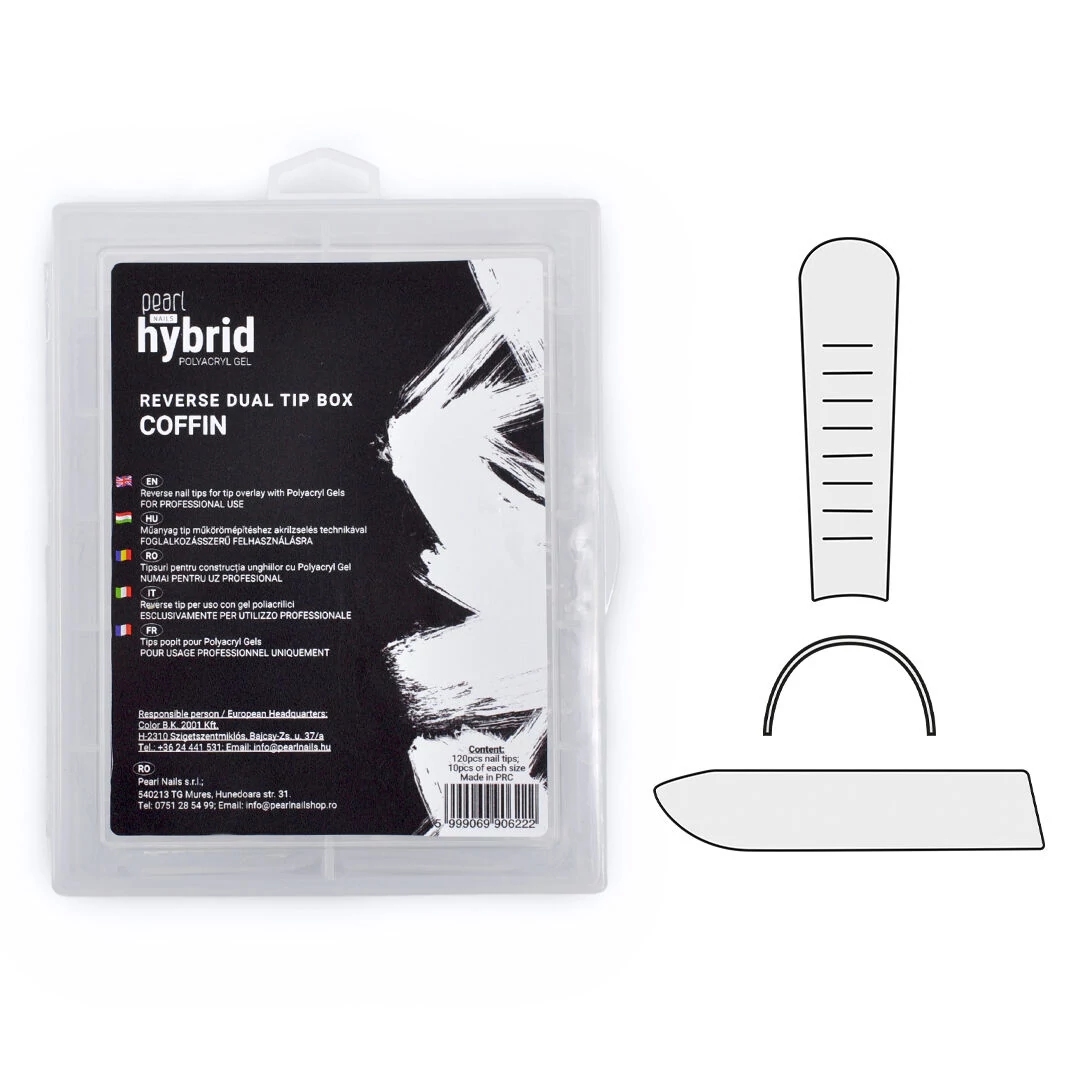 Pearl hybrid Reverse Dual Tip Box  Coffin