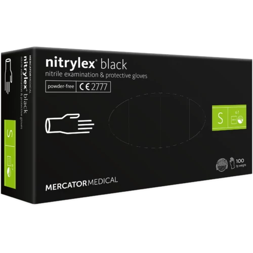 Nitrylex® black S púdermentes nitril kesztyű