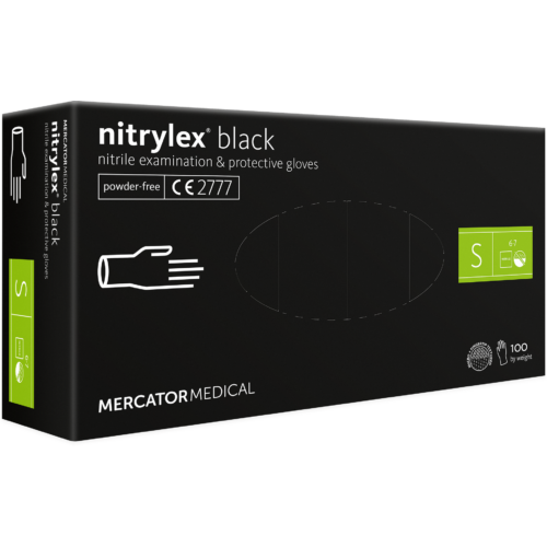 Nitrylex® black S púdermentes nitril kesztyű
