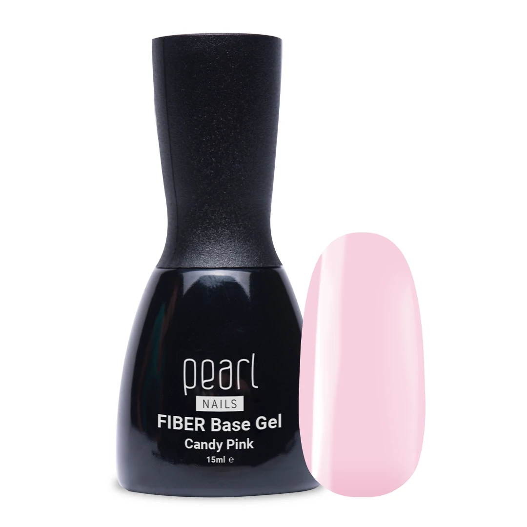 Pearl Fiber Base Gel Candy Pink 15ml