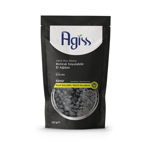 Agiss méhviasz alapú gyöngygyanta Carbon 220g visszazárható tasakban