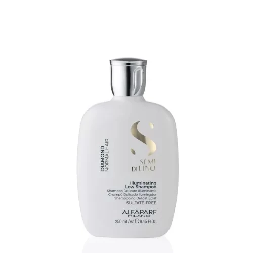 Alfaparf Semi Di Lino Moisture Diamond Illuminating Low Sampoo 250ml - kímélő sampon normál hajra