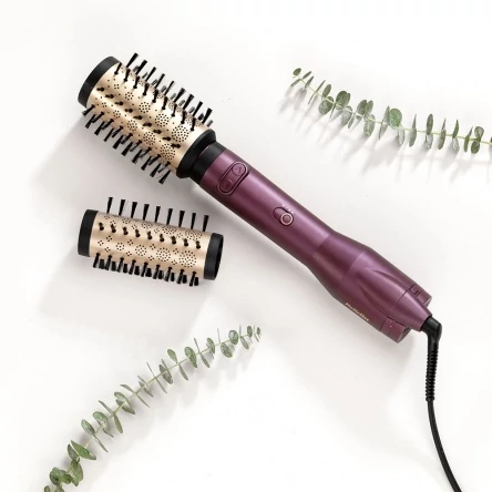 BaByliss Big Hair Dual Forgókefés hajformázó 650W, 2 kiegészítő bordó