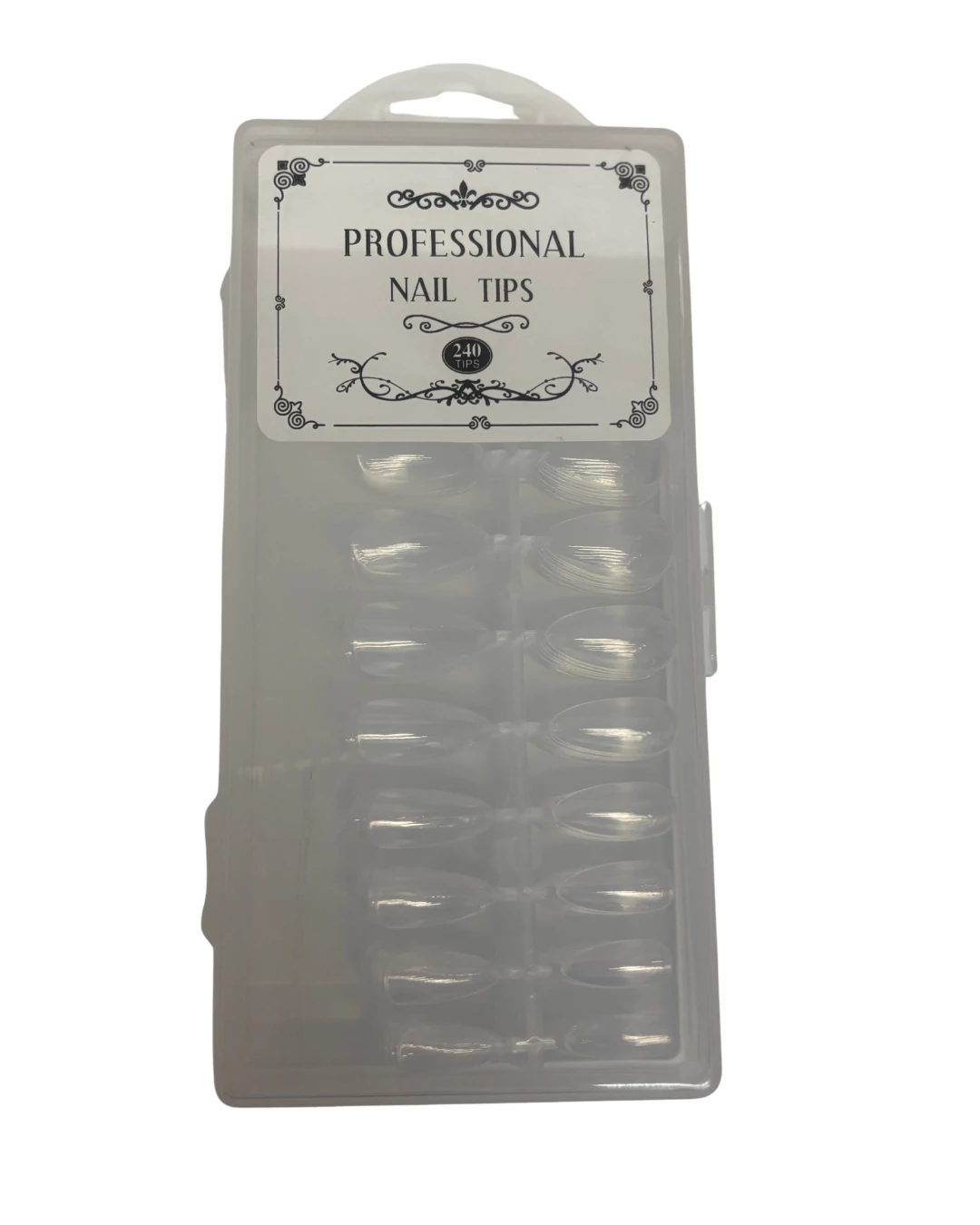 Nail gel tip box - 240db mandula