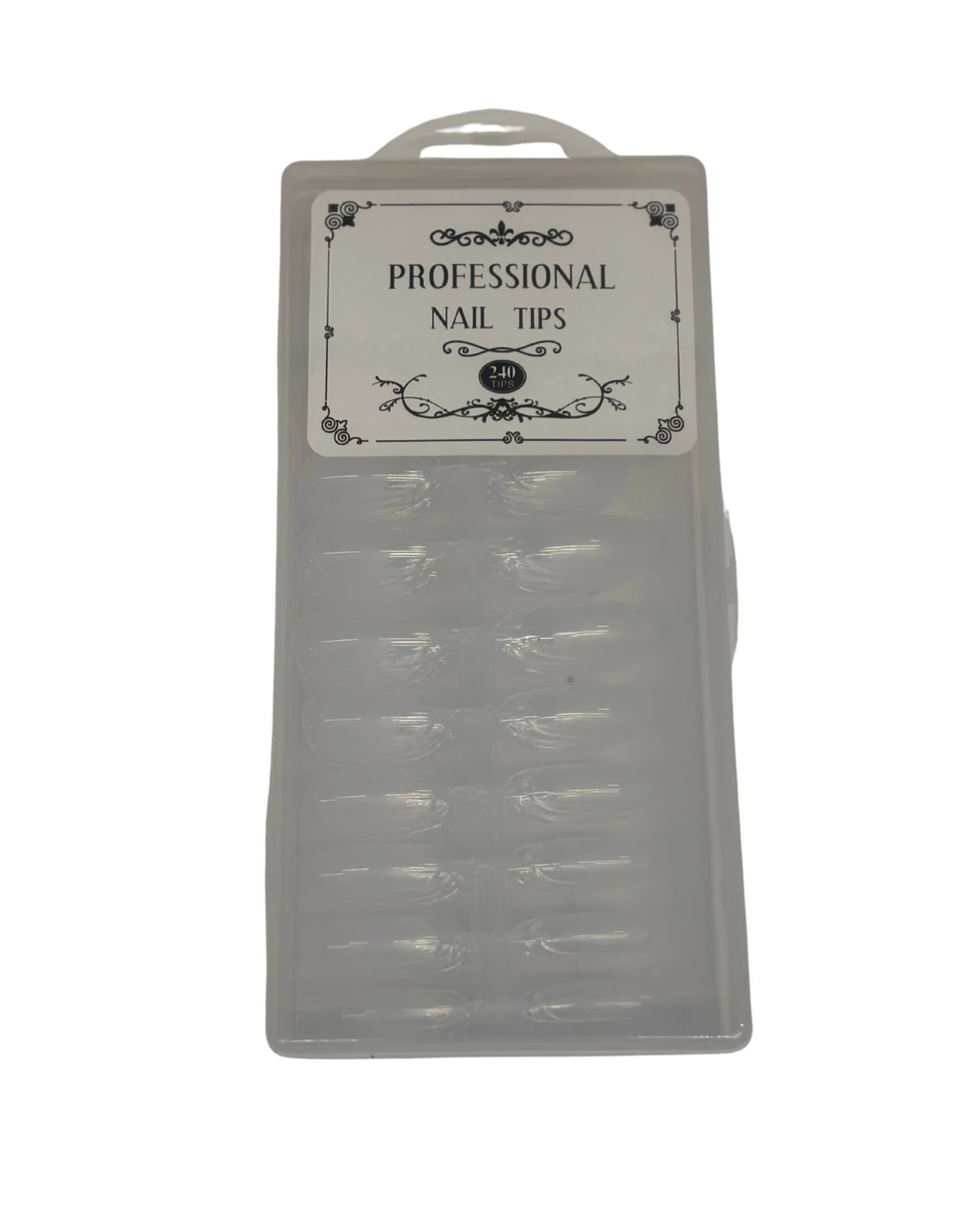 Nail gel tip box - 240db ovális