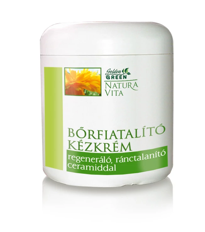 Golden Green Natura Vita Bőrfiatalító Kézkrém ceramiddal 250 ml