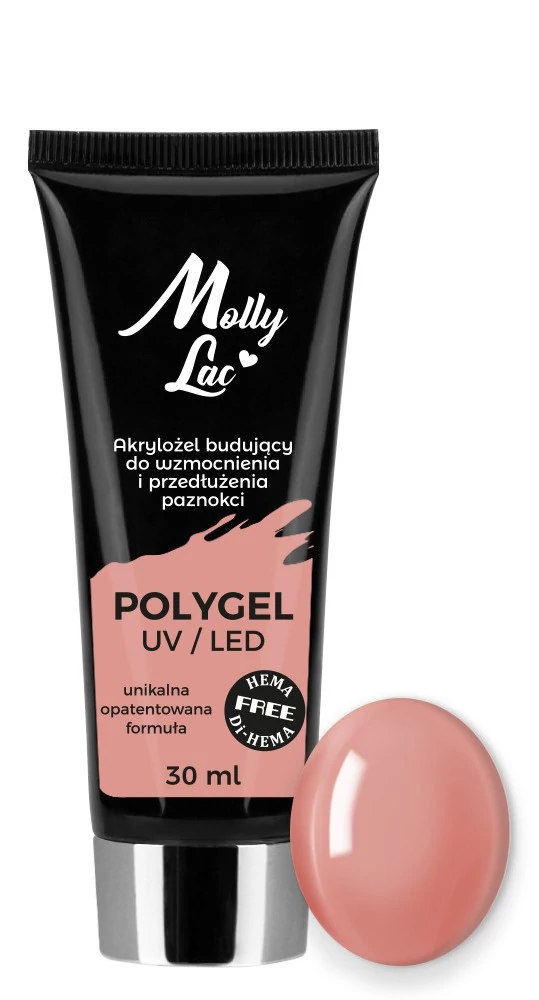 MollyLac Hybrid polyacryl gel -  Pudding 08 - 30ml