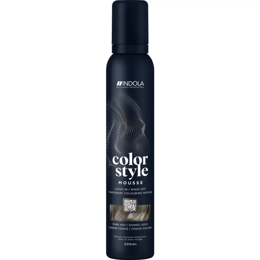 Indola sötét hamu színező hab 200ml ( Dark Ash )