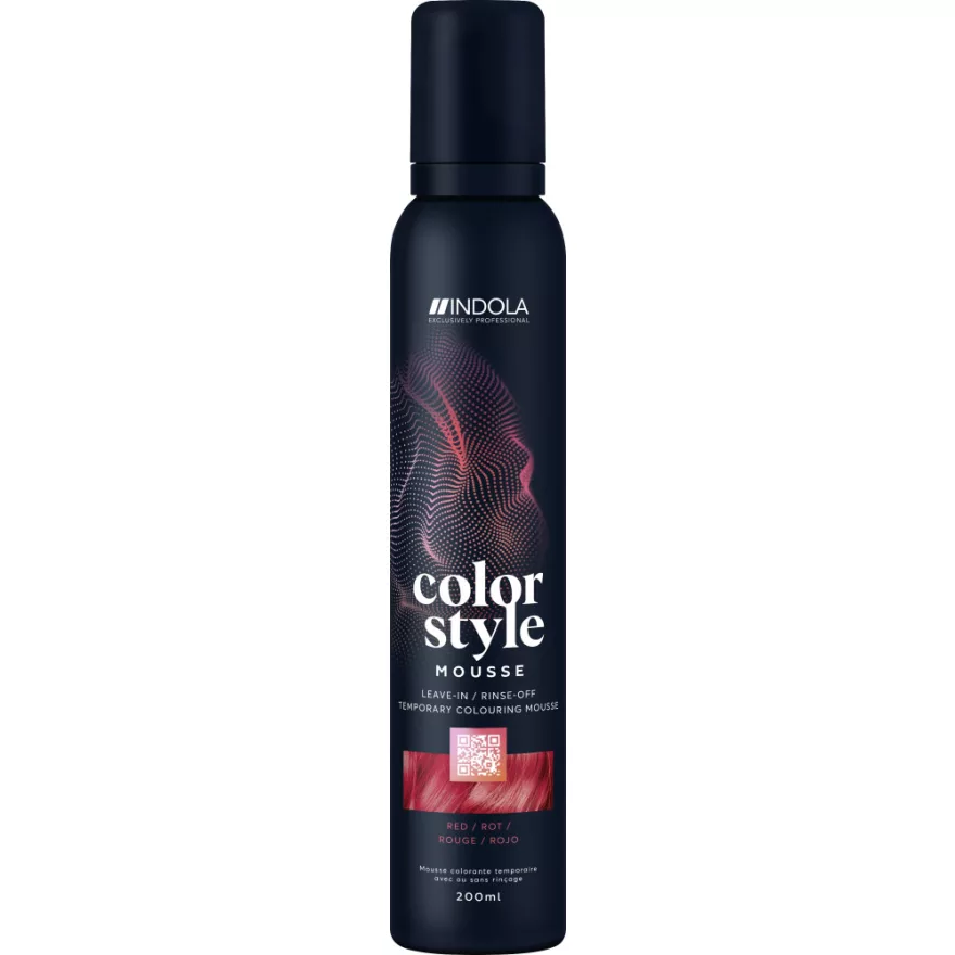 Indola Vörös színező hab 200ml (Red)