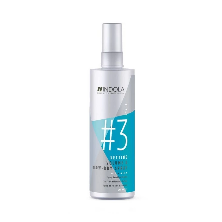 Indola Volume & Blow - Dry spray volumennövelő spray hajszárításhoz 200ml