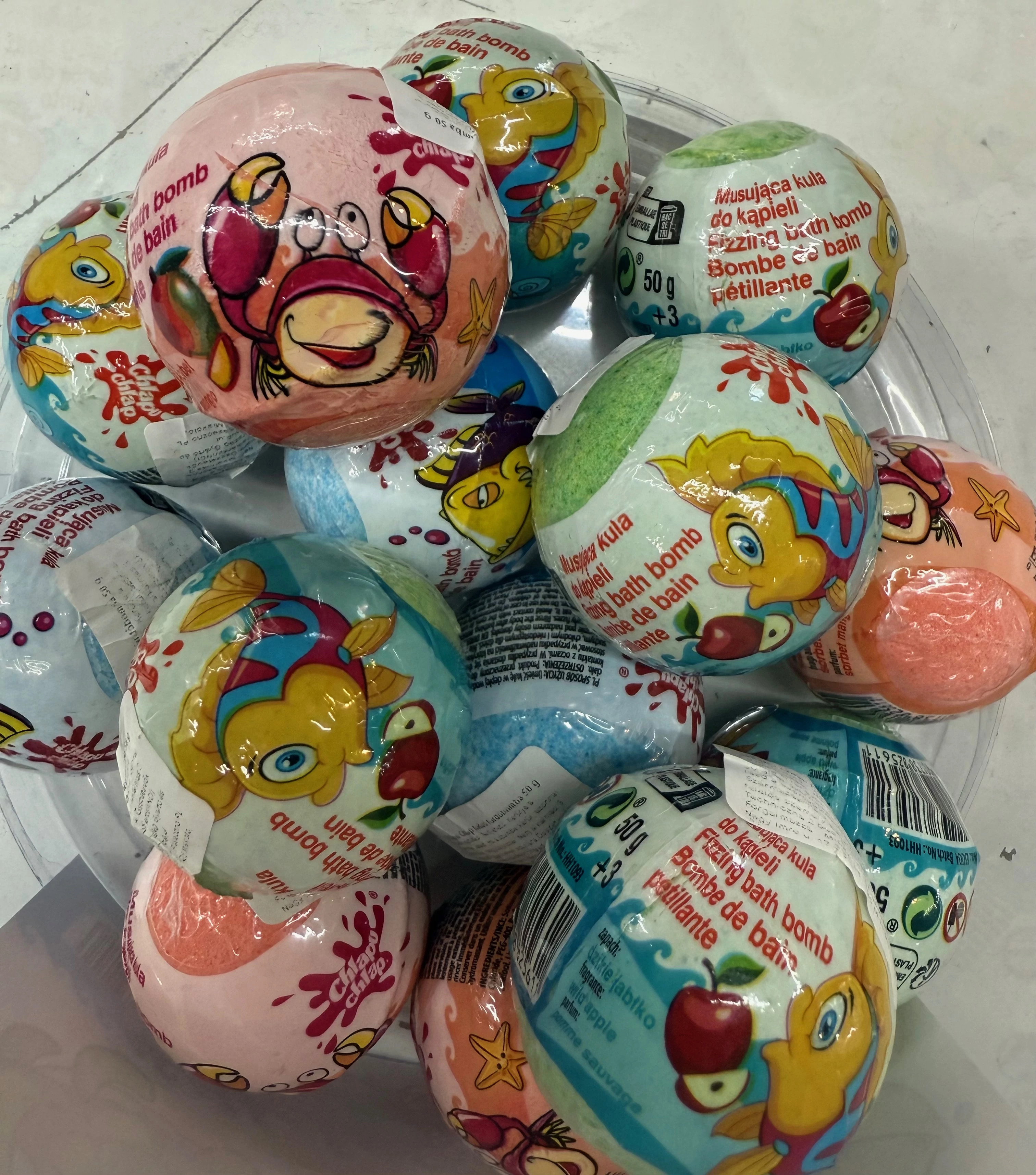 Chlapu Chlap habzó fürdőbomba vegyes illatokban 50g