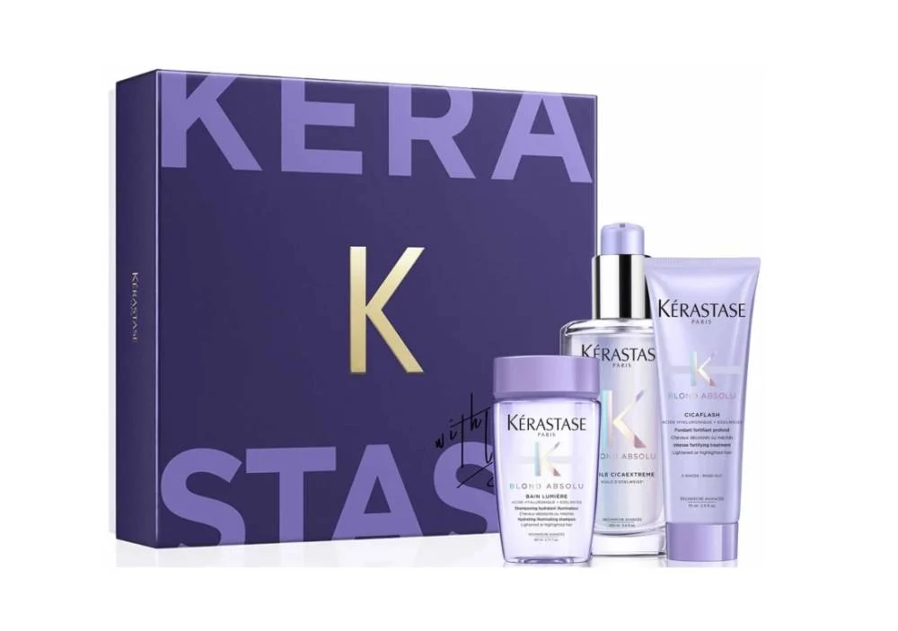 Kérastase Blond Absolu Beauty Gift Set - ajándékszett szőke és melírozott hajra