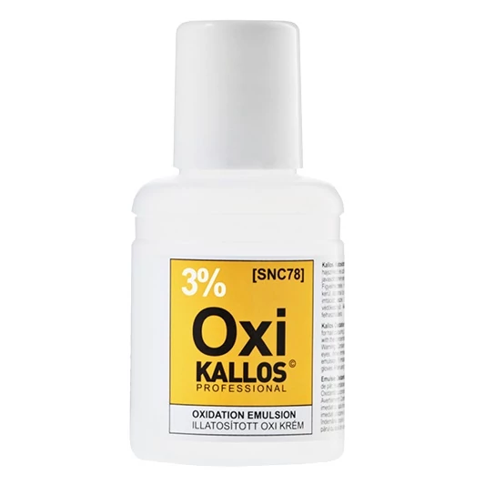 Kallos színelőhívő krémhidrogén 3% 60ml