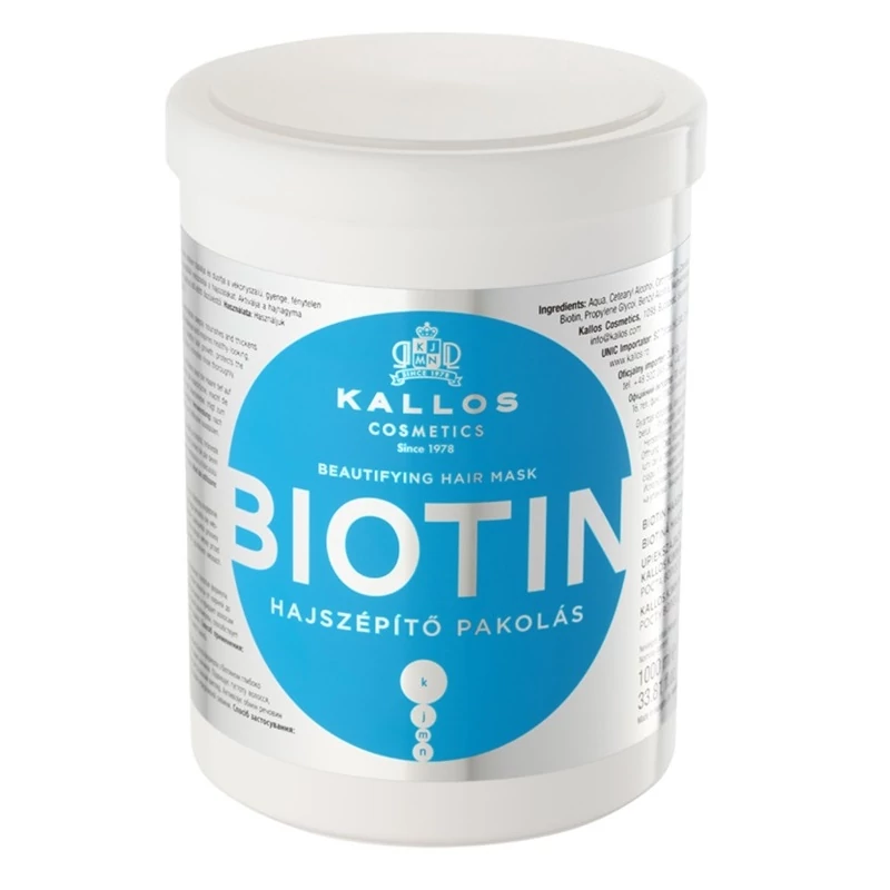 Kallos KJMN Biotin hajpakolás 1000ml