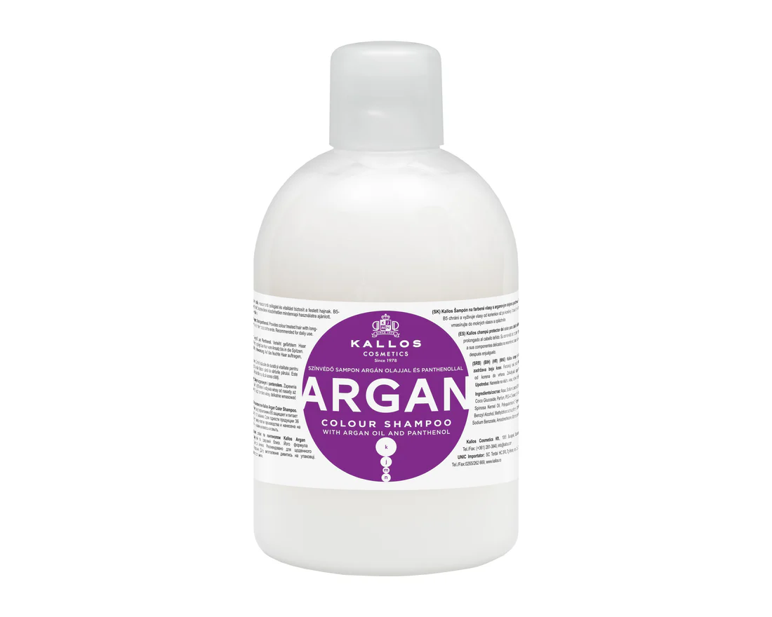 Kallos Argán Színvédő Sampon festett hajra 1000ml