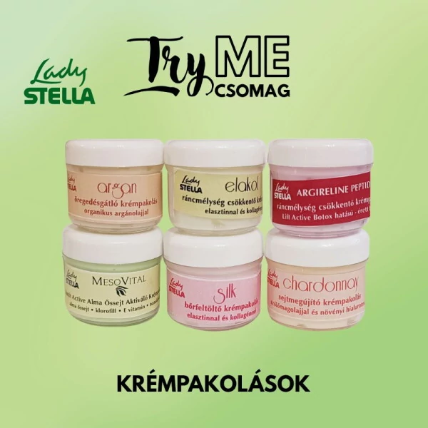 Lady Stella Try Me Csomag Krémpakolások 6x15ml