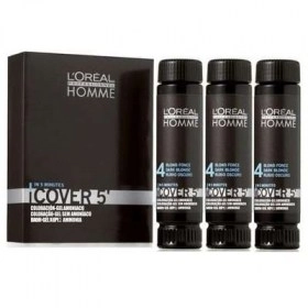 Loreal Homme Cover 5 színező zselé 4 barna 3x50ml