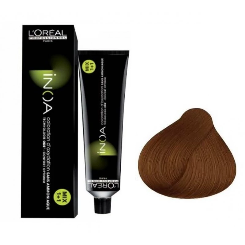 Loreal Inoa ammóniamentes hajfesték 7-43 60g