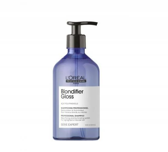 Loreal Serie Expert Blondifier Gloss Sampon 500ml sampon szőke hajra
