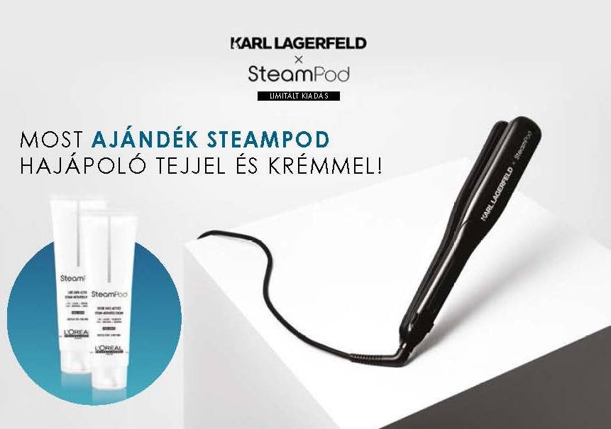Steampod Limitált Karl Lagerfeld ajándékkal