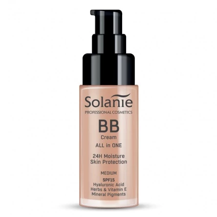 Solanie BB krém hialuronsavval és fényvédővel SPF15 - médium 30ml