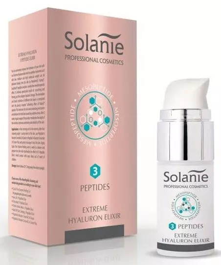 Solanie Extreme Hyaluron 3 Peptides Mélyhidratáló elixír 15ml