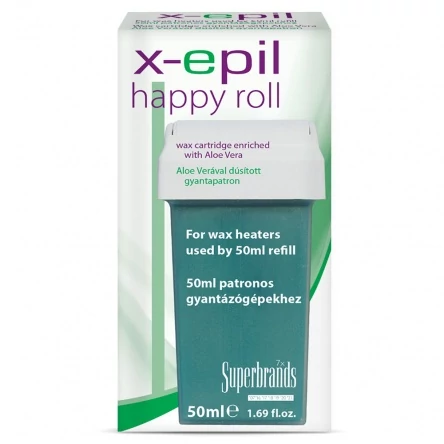 X-Epil Happy Roll 50ml gyantapatron Aloe