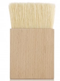 Nikkelmentes természetes sörtéjű pakolásecset 12cm
