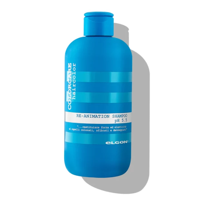 Elgon Colorcare Re-animation sampon festett, száraz, roncsolt hajra ph 5.5 100ml